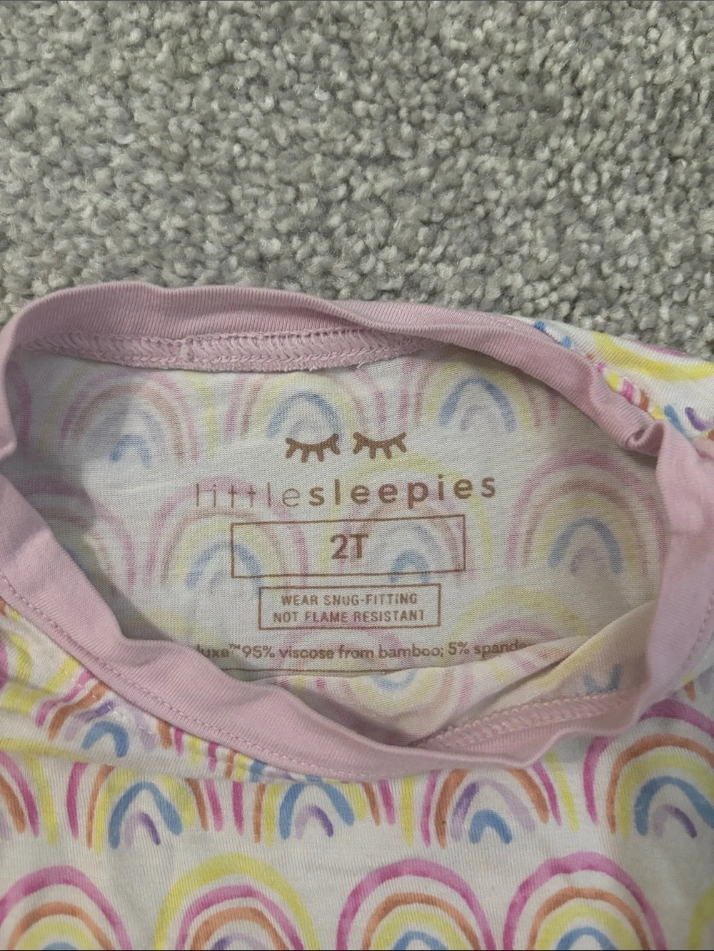 Little Sleepies soft pink